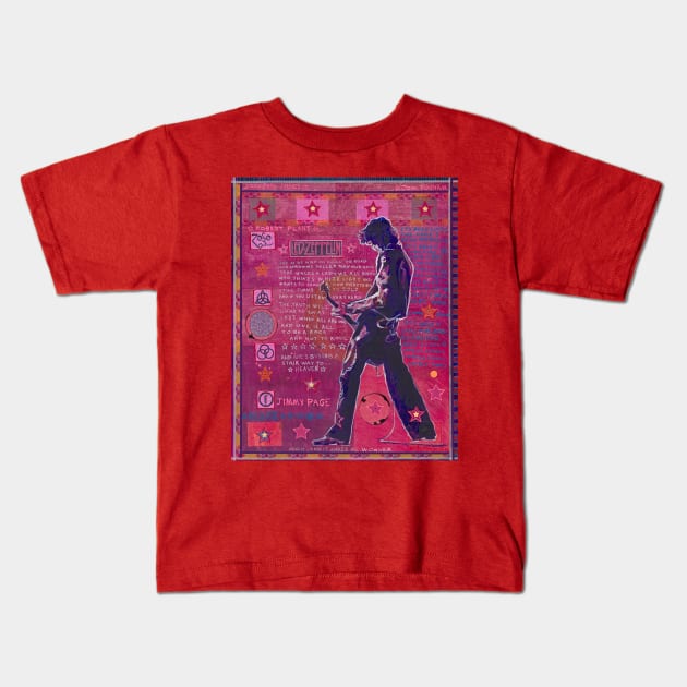 Rock and Roll in Pink Kids T-Shirt by Raybomusic01